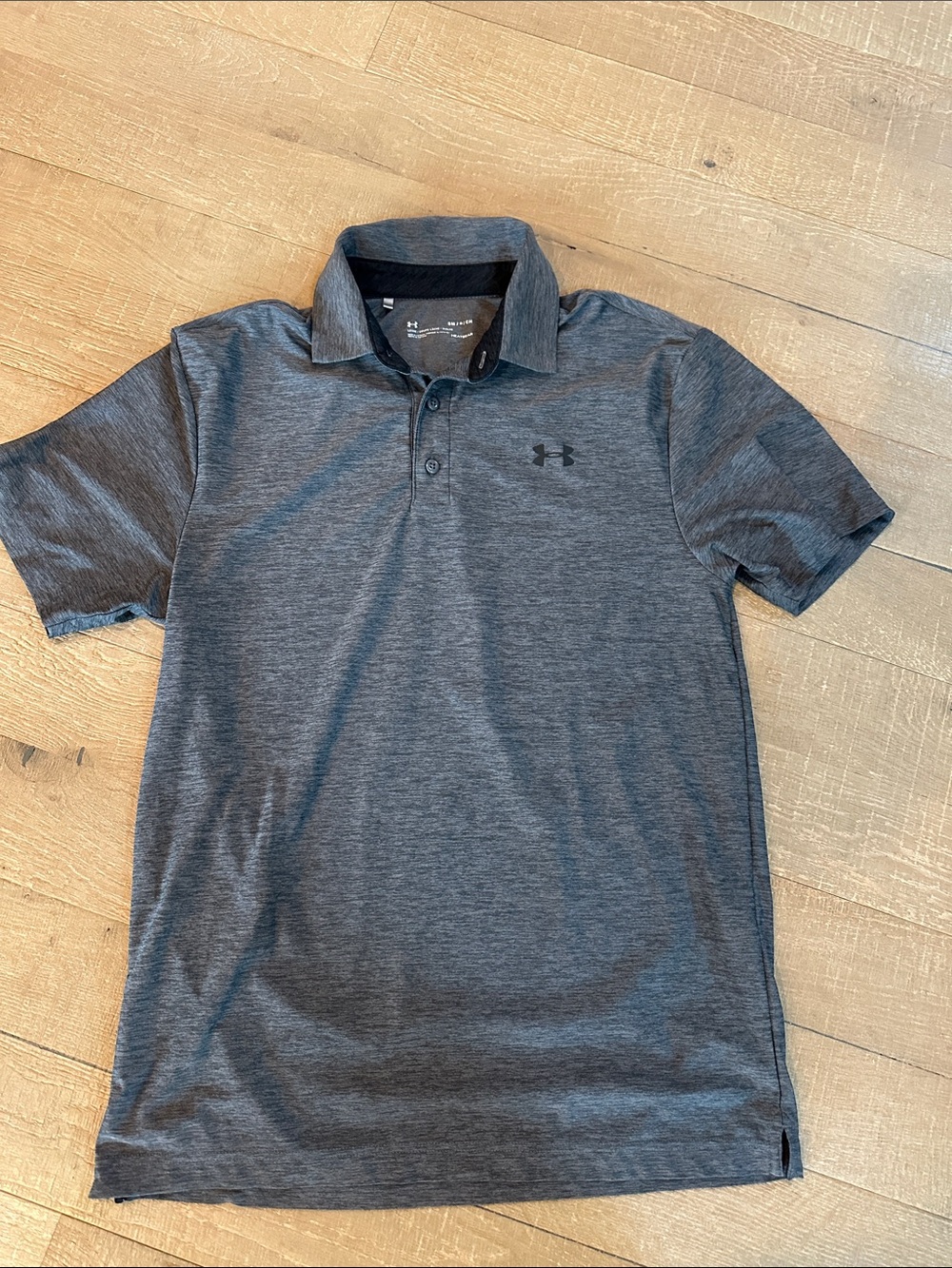 Under Armour Heather Charcoal Polo Shirt